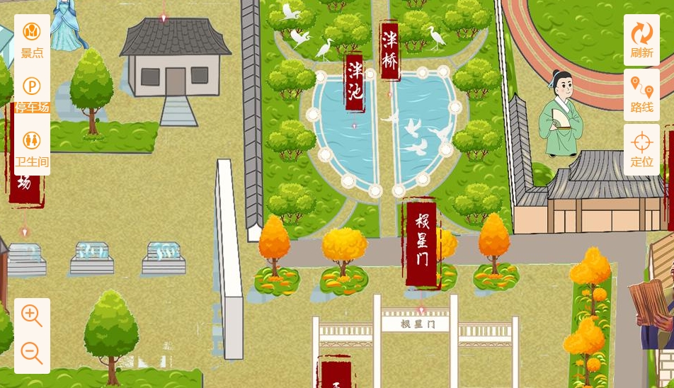 黄浦手绘地图景区语音讲解导览系统：智慧景区建设的基石